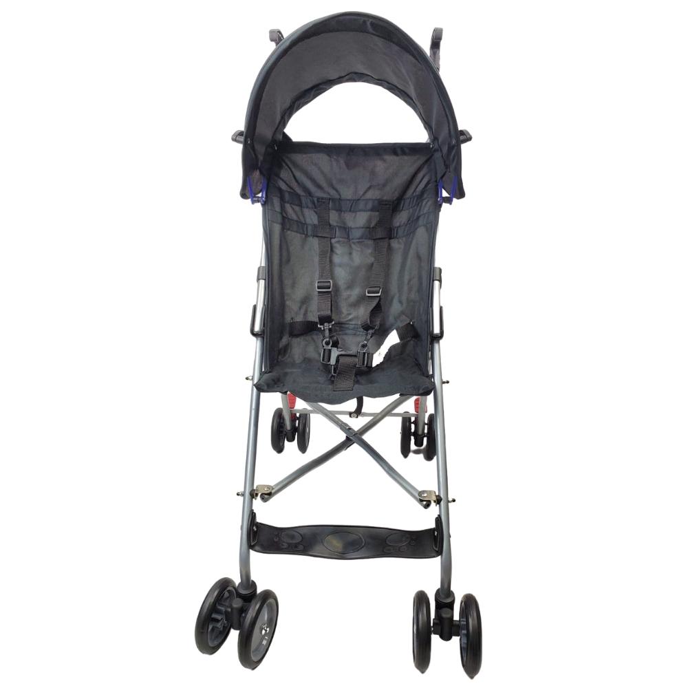 Aussie Baby Lightweight Upright Stroller - Black - Aussie Baby