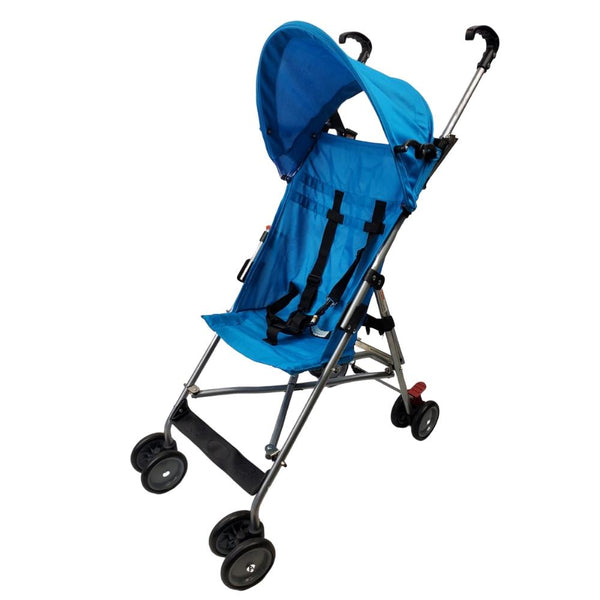 Aussie Baby Lightweight Upright Stroller - Blue - Aussie Baby