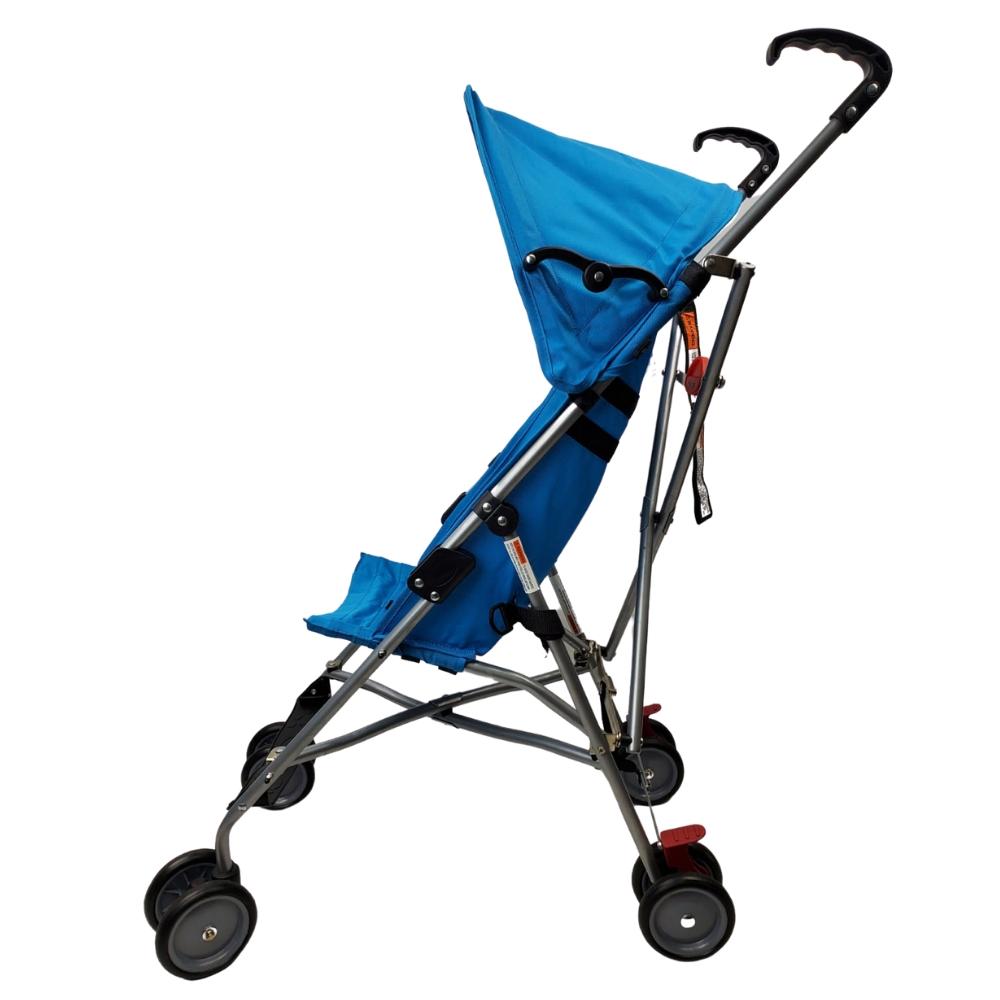 Aussie Baby Lightweight Upright Stroller - Blue - Aussie Baby