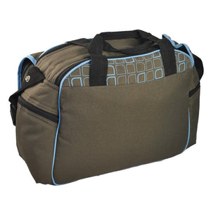 Out & About Carry All Travel Nappy Bag w/ Thermal Bottle Holder - Blue - Aussie Baby