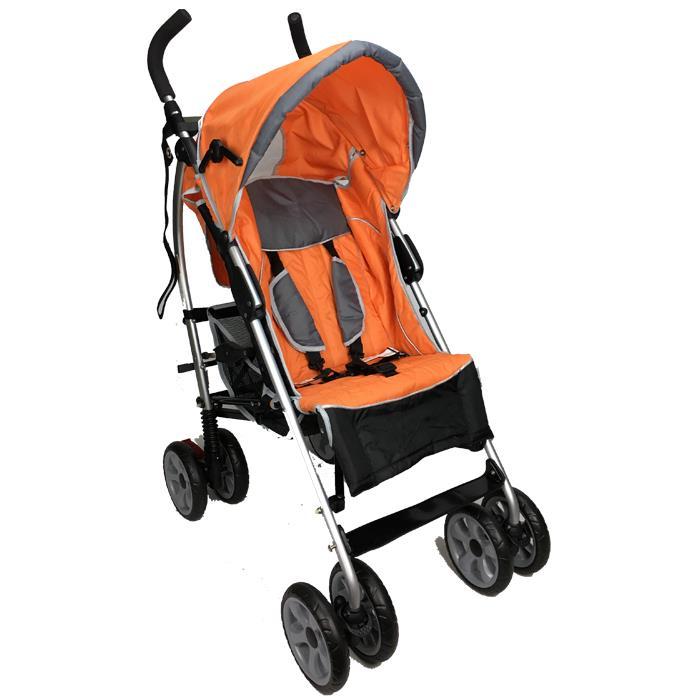 Aussie Baby Travel Easy Lightweight Stroller - Orange - Aussie Baby