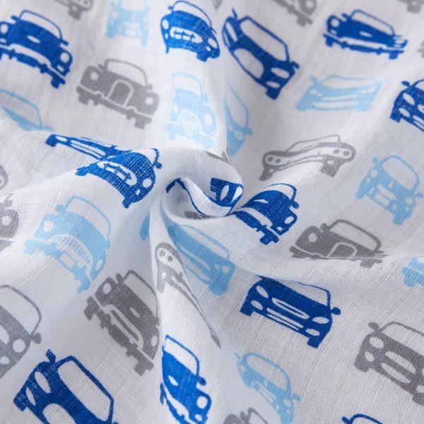 Big Softies Pre-Washed 2 pack Muslin Wraps - Car - Aussie Baby