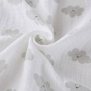 Big Softies Pre-Washed 2 pack Muslin Wraps - Cloud - Aussie Baby