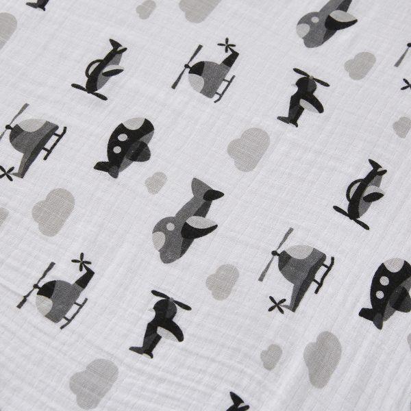 Big Softies Pre-Washed 2 pack Muslin Wraps - Cloud - Aussie Baby