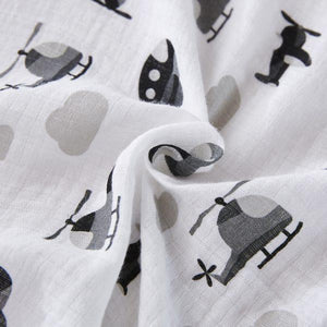 Big Softies Pre-Washed 2 pack Muslin Wraps - Cloud - Aussie Baby