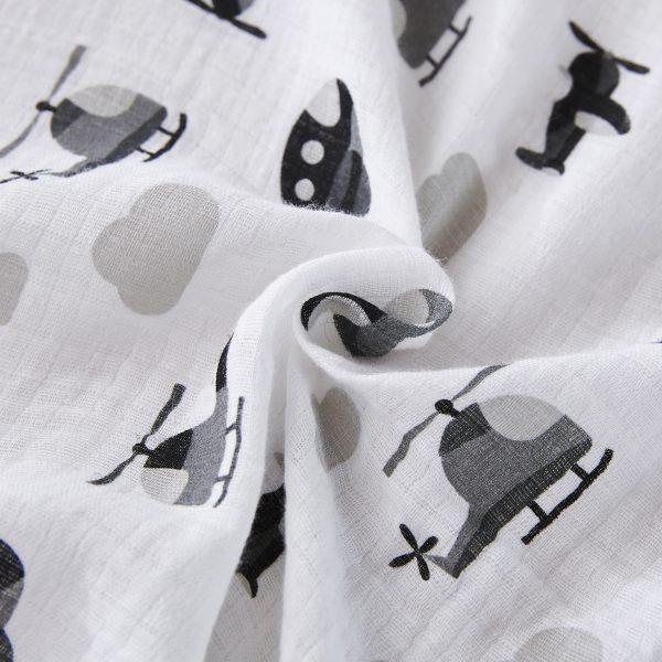 Big Softies Pre-Washed 2 pack Muslin Wraps - Cloud - Aussie Baby