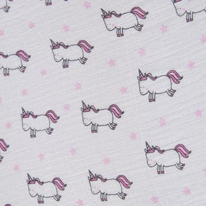 Big Softies Pre-Washed 2 pack Muslin Wraps - Unicorn - Aussie Baby
