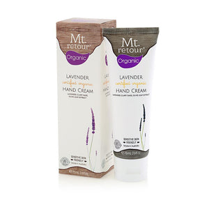 Mt Retour Organic Lavender Hand Cream 75ml - Aussie Baby