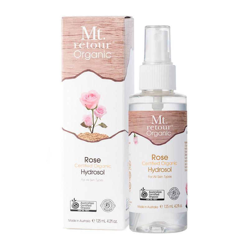 Mt.Retour Certified Organic Rose Hydrosol (MR46) 125mL - Aussie Baby
