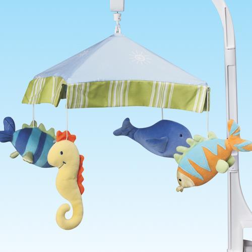Musical Baby Cot Mobile - Seaworld - Aussie Baby
