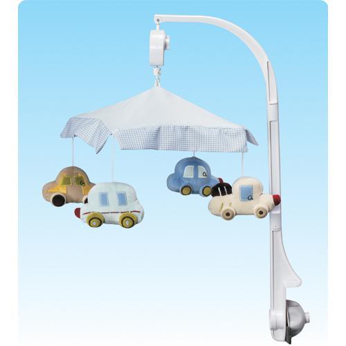 Musical Baby Cot Mobile - Cars Vehicle Themed - Aussie Baby