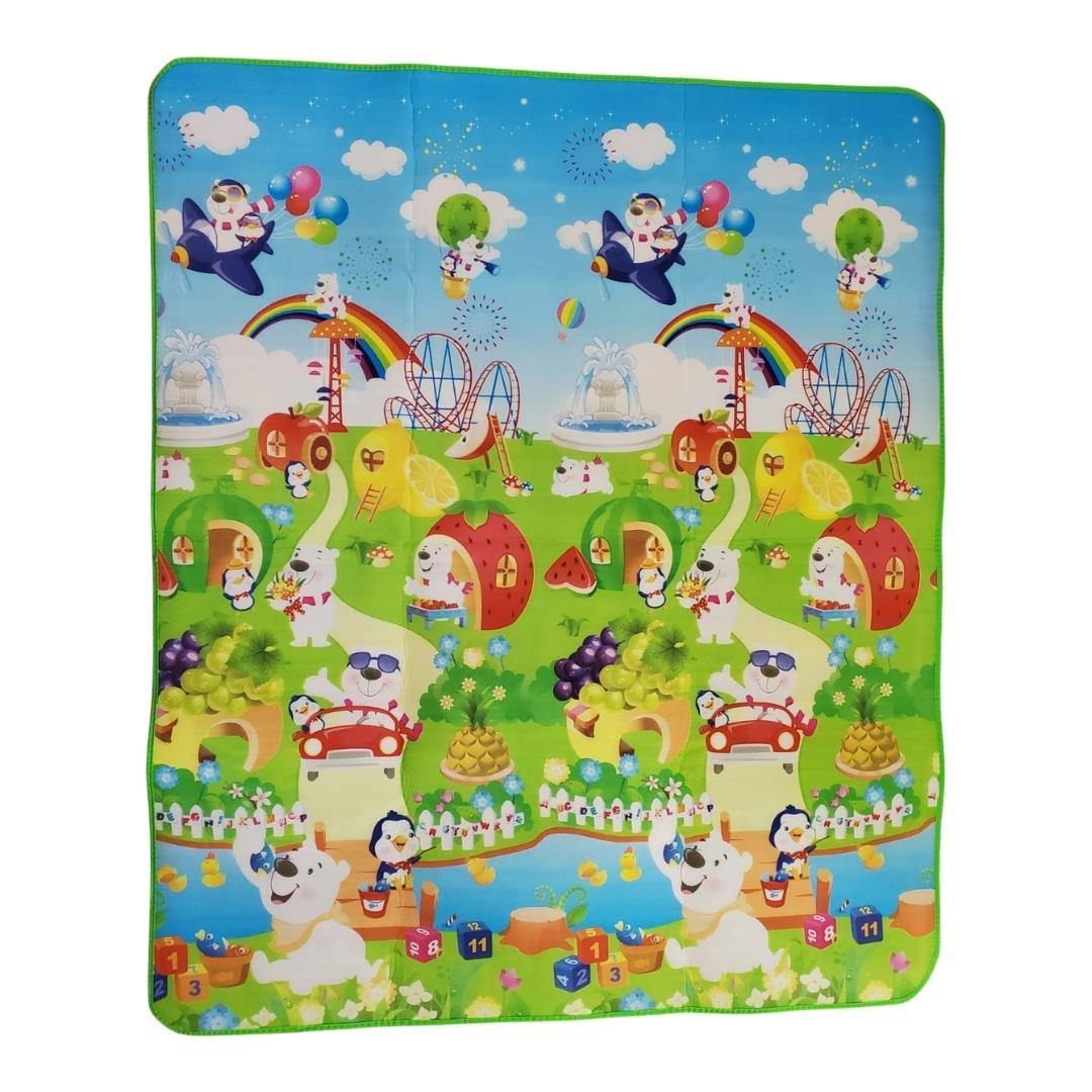 Reversible Baby Kids Padded Play Floor Mat Play Mat 149x179cm - Aussie Baby