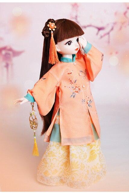 Little Kurhn Wang Xiao He Series BJD Doll - Autumn Yellow Shawl Style - Aussie Baby