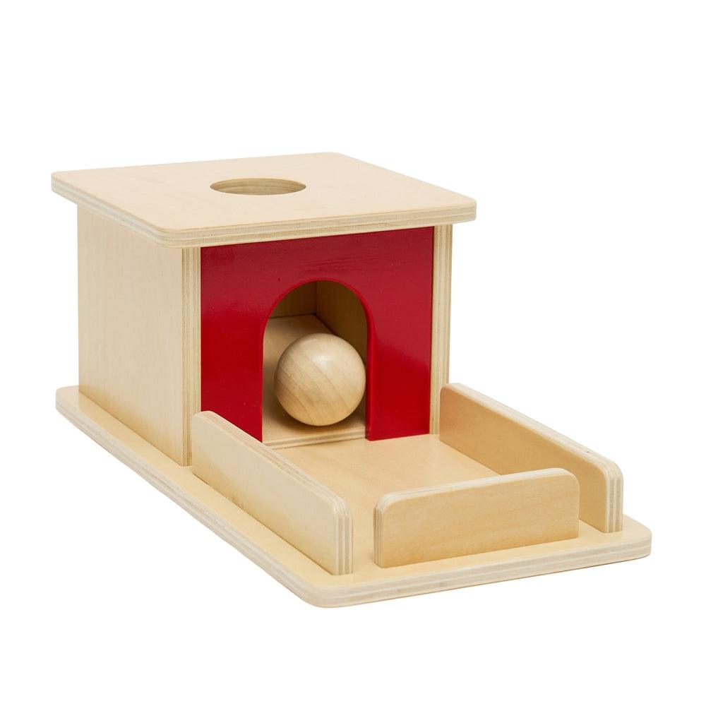 Object Permanence Box with Tray and Ball - Aussie Baby