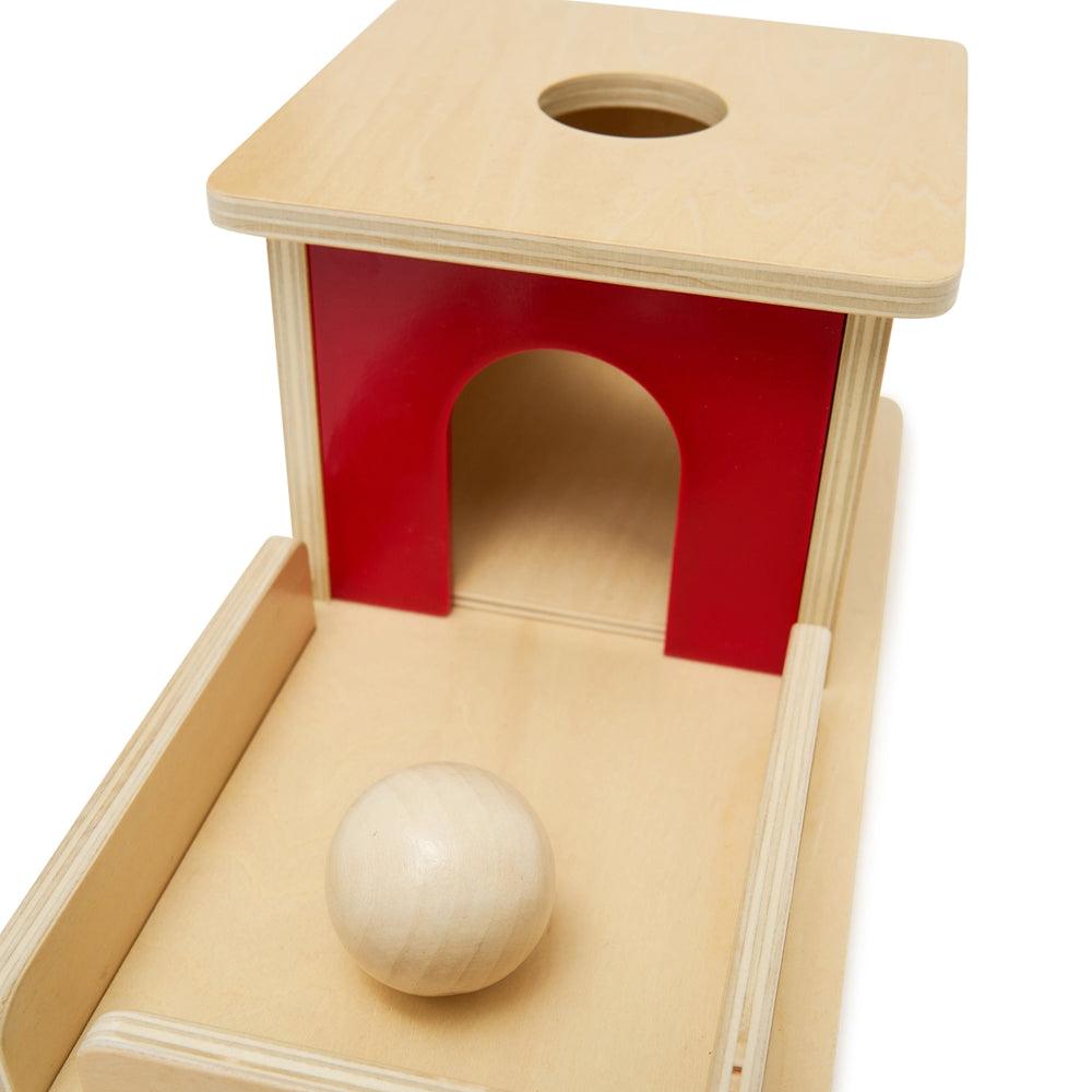 Object Permanence Box with Tray and Ball - Aussie Baby