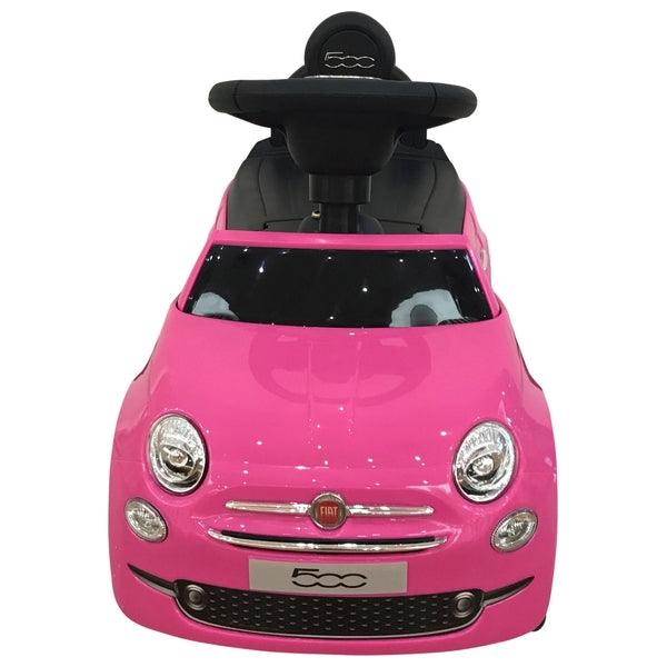Official FIAT Licenced 500 Foot-to-floor Ride On Car - Pink - Aussie Baby