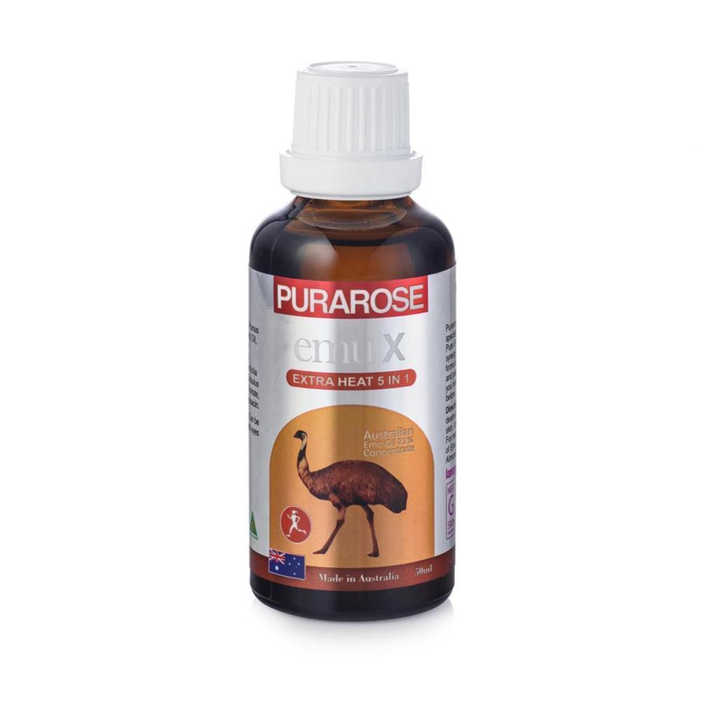 Lanopearl Emu X Extra Heat 5 in 1 Emu Oil 50ml - Aussie Baby