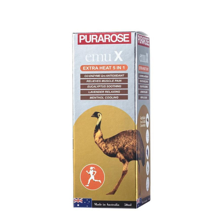 Lanopearl Emu X Extra Heat 5 in 1 Emu Oil 50ml - Aussie Baby
