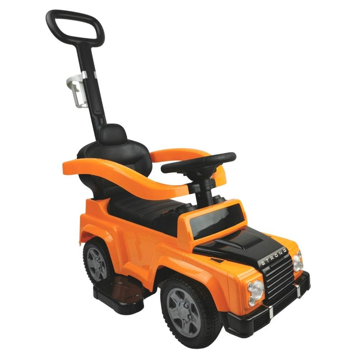 Kids Explorer Foot-to-Floor Ride On Car - Orange - Aussie Baby