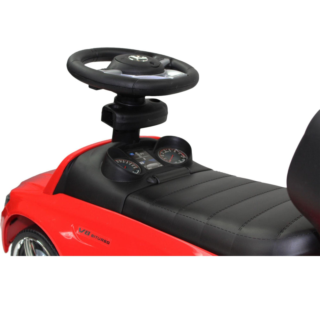 Licensed Mercedes AMG C63 Coupe Ride-On Push Car - Red - Aussie Baby