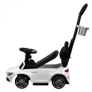 Licensed Mercedes AMG C63 Coupe Ride-On Push Car - White - Aussie Baby