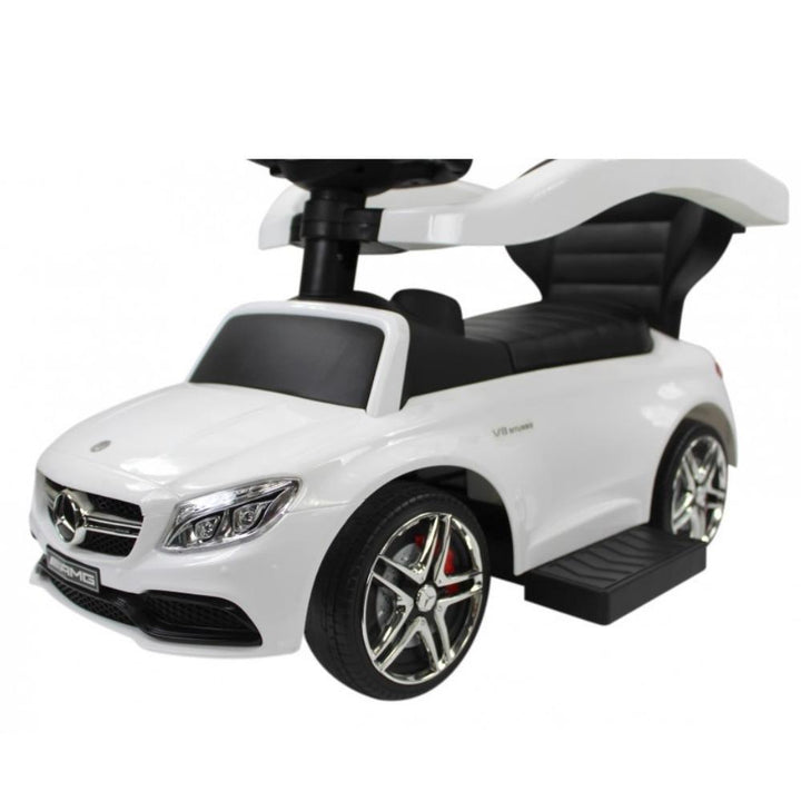Licensed Mercedes AMG C63 Coupe Ride-On Push Car - White - Aussie Baby