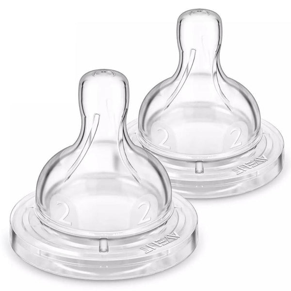 Philips Avent Slow Flow Airflex Anti-colic Teat 1m+ (2 pack) - Aussie Baby