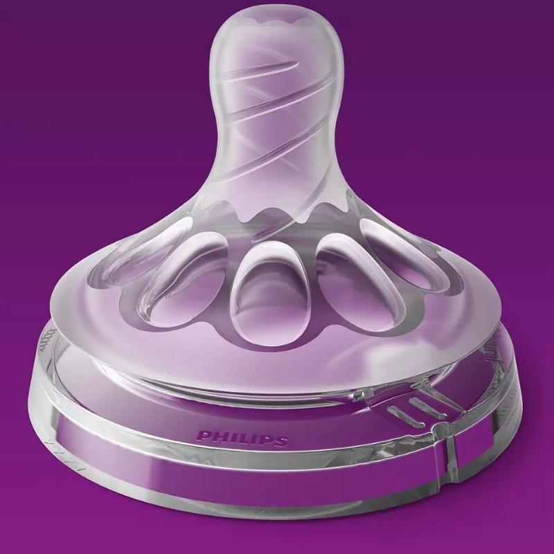Philips Avent Slow Flow Natural Teat 1m+ (2 pack) - Aussie Baby