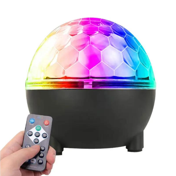 Sansai LED Disco Bright Indoor Party/Night Light w/ Lampshade/Remote Control