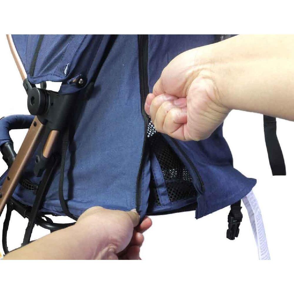 Aussie Baby Smart Travel Pram - Blue - Aussie Baby