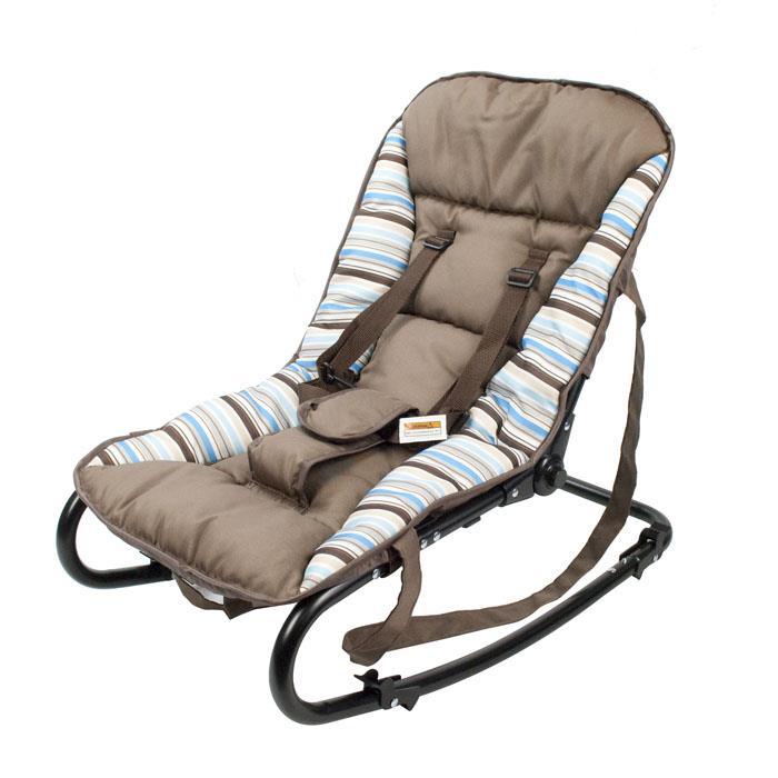 Harmony Baby Rocker with Canopy & Toys - Cofee Brown - Aussie Baby