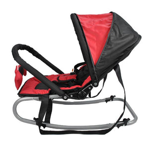 Harmony Baby Rocker with Canopy & Toys - Red - Aussie Baby
