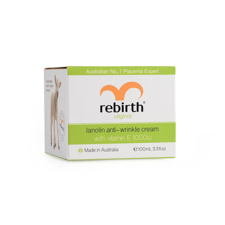 Rebirth Lanolin & Vitamin E Anti-Wrinkle Cream 100g - Aussie Baby