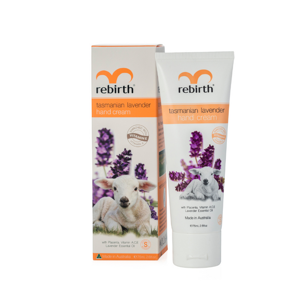Rebirth Placenta Tasmanian Lavender Hand Cream (RB19) Size 75ml