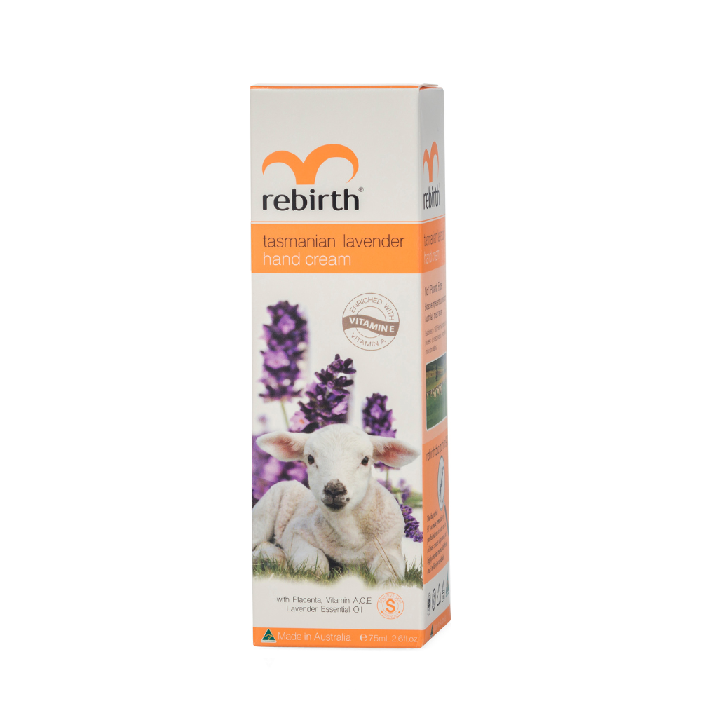 Rebirth Placenta Tasmanian Lavender Hand Cream (RB19) Size 75ml