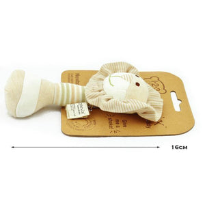 123 Grow Organix Cotton Buddy Rattle - Lion - Aussie Baby