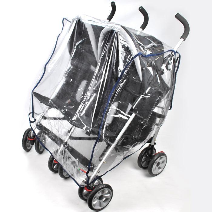 Rain Storm Cover - Side-By-Side Double Pram - Aussie Baby