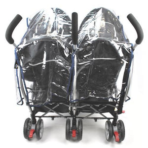Rain Storm Cover - Side-By-Side Double Pram - Aussie Baby