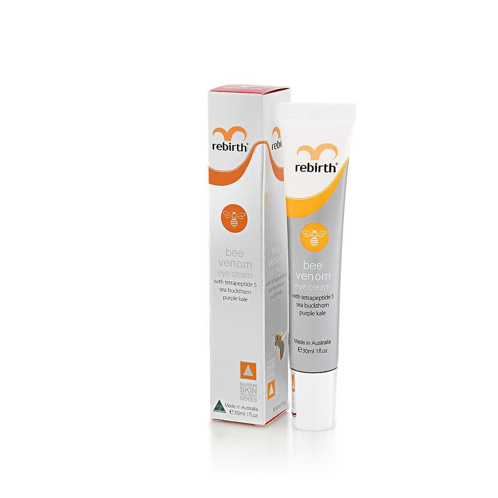 Rebirth Bee Venom Eye Cream with tetrapeptide 5 & sea buckthom purple kale (RM19) 30mL - Aussie Baby