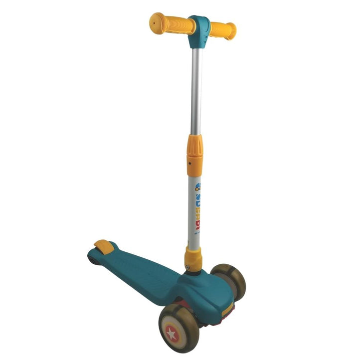 Supermax Kids Foldable Scooter with Flashing Wheels - Blue - Aussie Baby