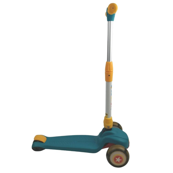 Supermax Kids Foldable Scooter with Flashing Wheels - Blue - Aussie Baby