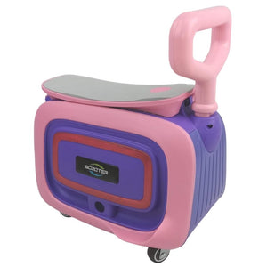 Supermax 3-in-1 Kids Foldable Scooter with Mini Suitcase - Pink - Aussie Baby