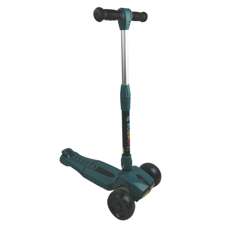 Supermax Pro Max Foldable Scooter with Flashing Wheels - Green - Aussie Baby