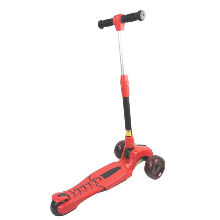 Supermax Pro Max Foldable Scooter with Flashing Wheels - Red - Aussie Baby