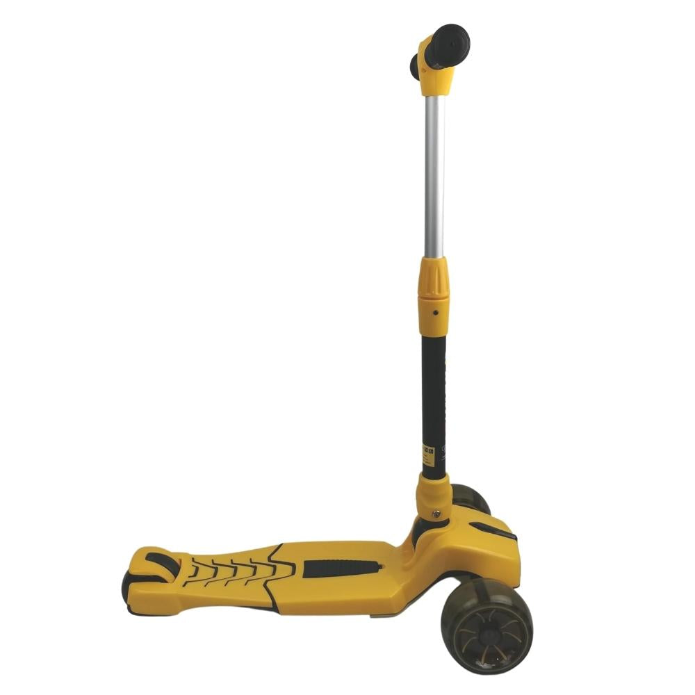 Supermax Pro Max Foldable Scooter with Flashing Wheels - Yellow - Aussie Baby