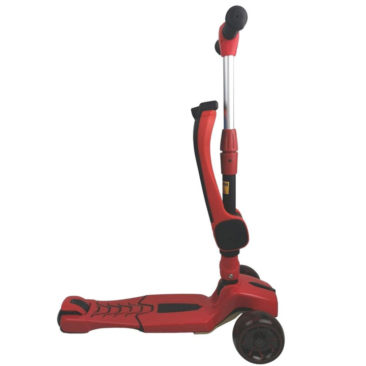 Supermax Pro Max 2-in-1 Kids Foldable Scooter & Ride On - Red - Aussie Baby