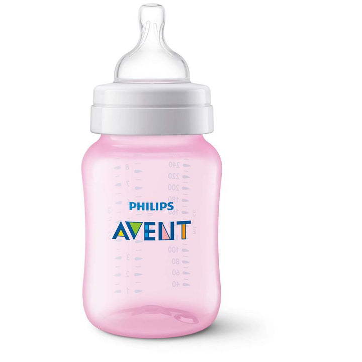 Philips Avent Classic+ Baby Bottles 260ml Pink 2-Pack - Aussie Baby