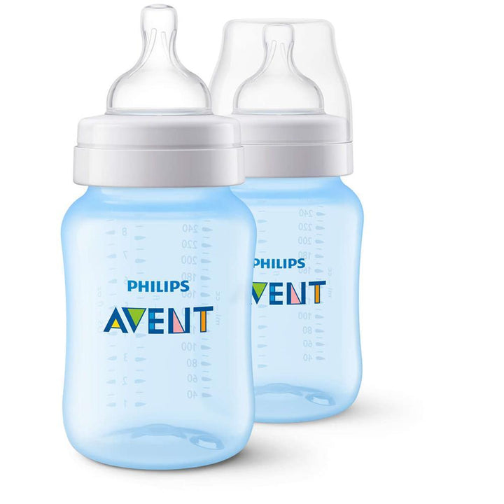 Philips Avent Classic+ Baby Feeding Bottle 260ml 1m+ (2 pack) - Aussie Baby