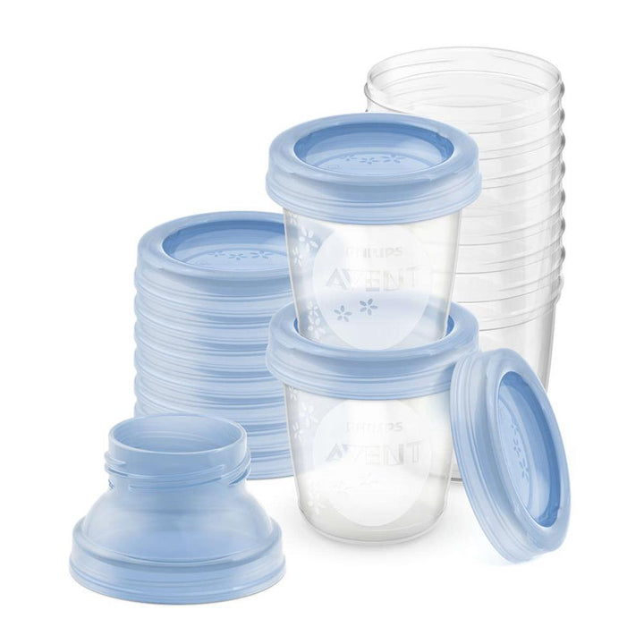 Philips Avent Reusable Breast Milk Storage Cups 180ml (10pcs) - Aussie Baby