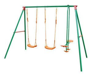 Outdoor Double Swing & Glider Set - Aussie Baby